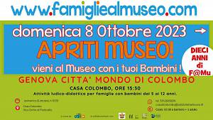 F@mu torna a casa colombo con l'attivita'  genova citta' mondo di colombo